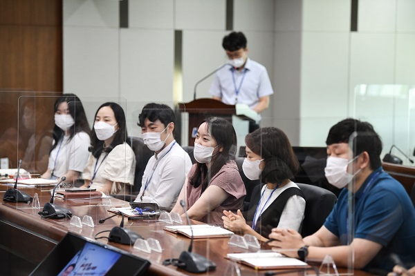 지난 7월 진행한 MZ세대 직원과의 안심만족데이 행사(사진=한국전기안전공사)